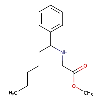 methyl 2-[(1-phenylhexyl)amino]acetate, get quote