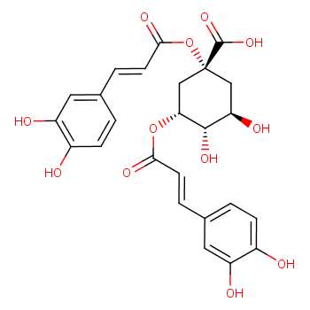 1R,3R,4S,5R)-1,3-bis({[(2E)-3-(3,4-dihydroxyphenyl)prop-2-enoyl]oxy})-4,5-dihydroxycyclohexane-1-carboxylic  acid, in stock